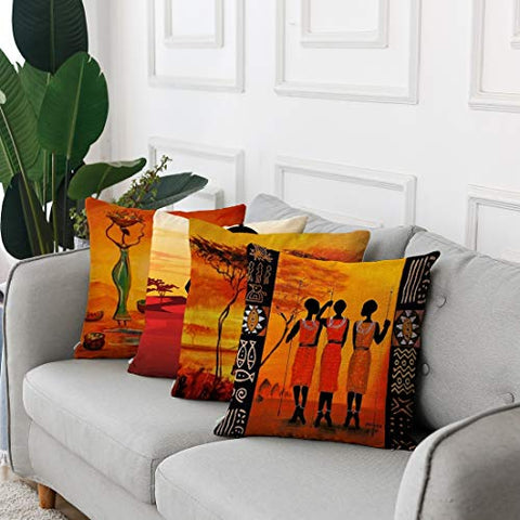 Image of Set of 4 Pillow Covers - AVM