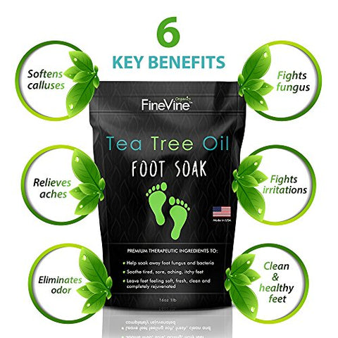 Image of Tea Tree Oil Foot Soak with Epsom Salt - AVM