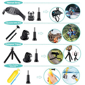 Soft Digits 50 in 1 Action Camera Accessories Kit
