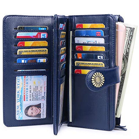 Image of Women's Wallets, Large Capacity with RFID Protection - AVM