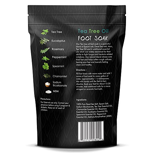 Tea Tree Oil Foot Soak with Epsom Salt - AVM