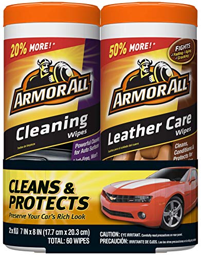 2 Pack All Car Cleaning and Leather Wipes - AVM