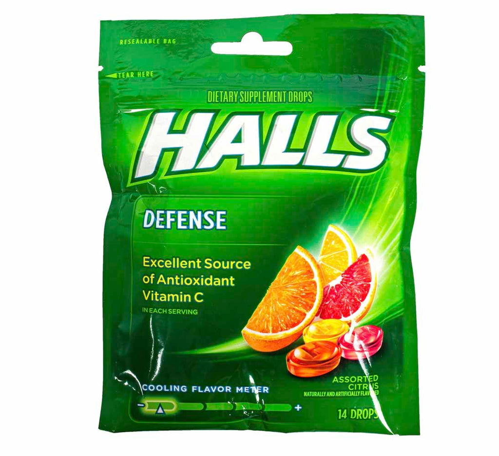 HALLS Defense Vitamin C Drops- 3 pack - AVM