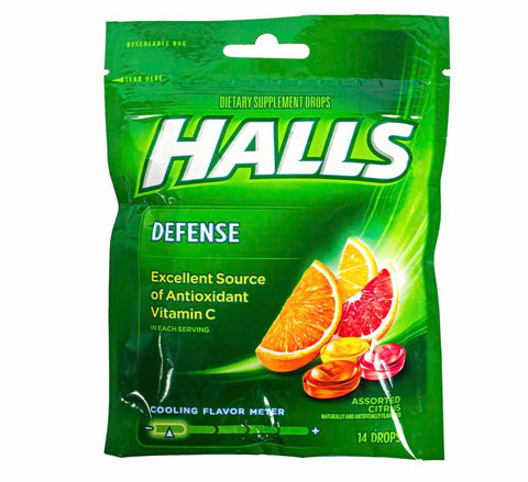 Image of HALLS Defense Vitamin C Drops- 3 pack - AVM