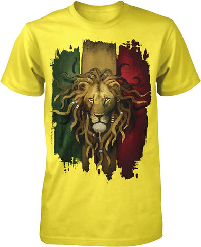 Image of Rastafarian Lion Men's T-Shirt - AVM
