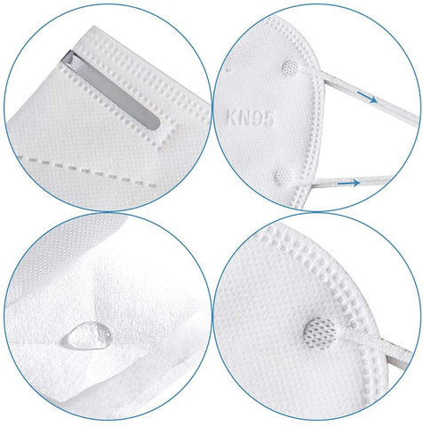 Image of Pack of 5 and 10 KN95 Face Protection Masks - AVM
