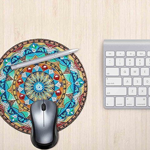 Image of Non-Slip Rubber Round Mouse Pad - AVM