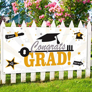 Large Fabric Graduation Party Banner