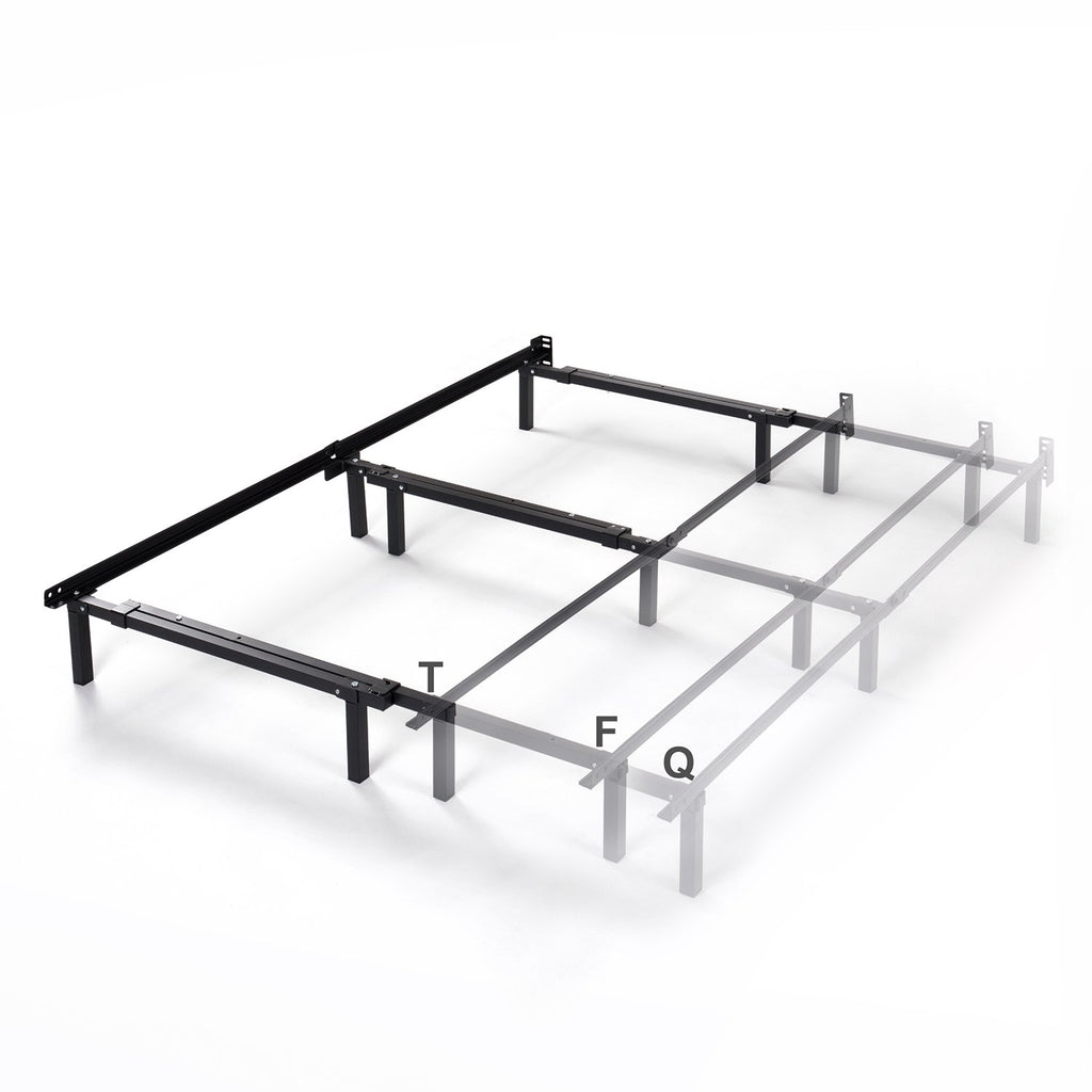 Adjustable Steel Bed Frame for Box Spring and Mattress Set - AVM