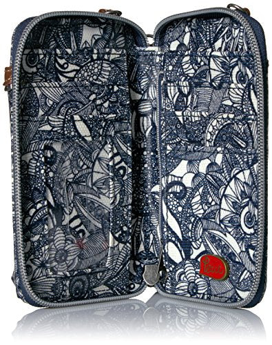 Women Crossbody Cellphone Purse with Multicolor and Adjustable Strap - AVM