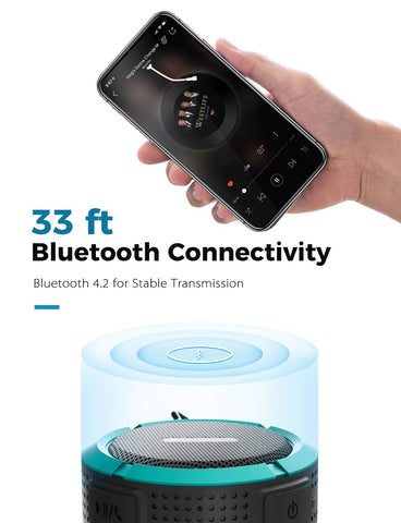 Image of Loud Waterproof Portable Bluetooth Speaker - AVM