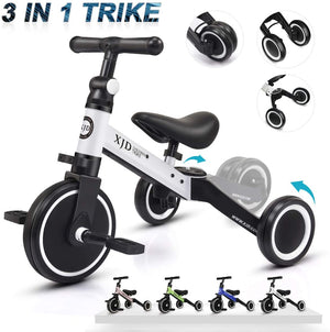 3 in 1 Kids Tricycles for 1-3 Years Old Kids - AVM