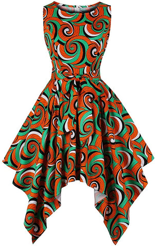 Image of Women's Dashiki Afrikan Print Dress - AVM