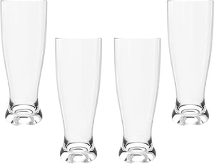 Flared Glass Pilsner Glasses-4 count - AVM