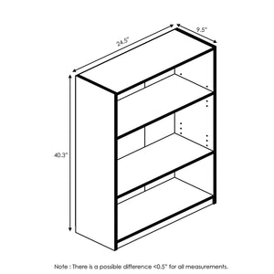 Simple Home 3-Shelf Bookcase A120