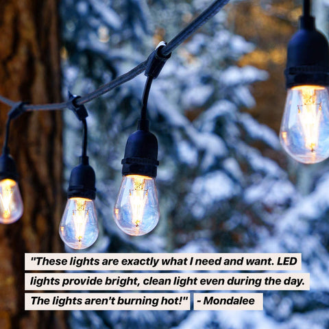 Image of Waterproof LED Outdoor String Lights - AVM