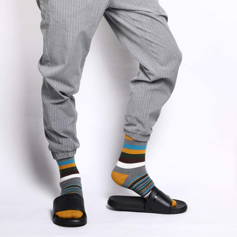 Image of 5Pcs Mens Dress Socks Crew Pack - AVM