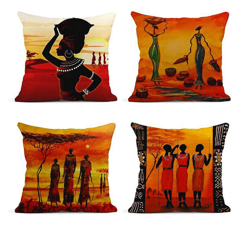 Image of Set of 4 Pillow Covers - AVM