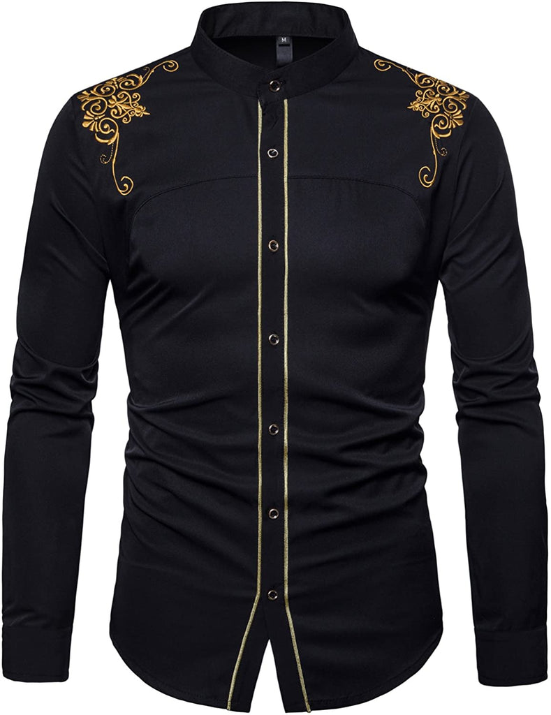 Mens Casual Slim Fit Long Sleeve Button Down Dress Shirts Mens Casual Slim Fit Long Sleeve Button Down Dress Shirts