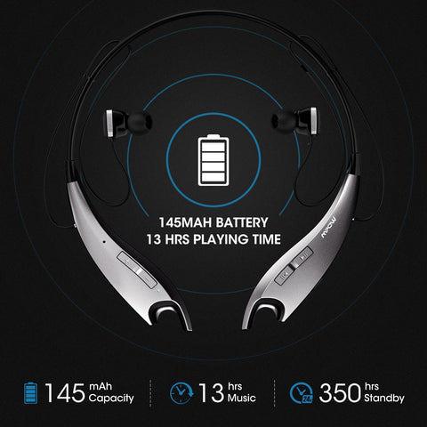 Image of Bluetooth Headphones With 13 Hours Playtime - AVM