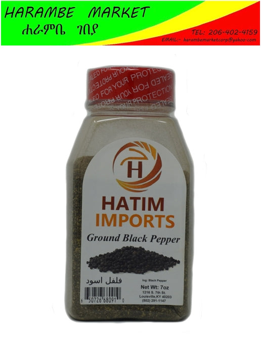 Hatim Imports Ground Black Pepper - AVM