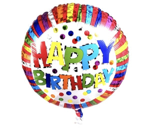 Happy birthday ballon- 6 count