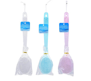 Bath & Shower Bath Brushes with Handles- 3 counts