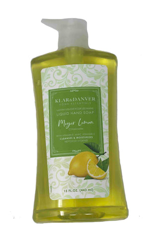 lemon Fields Liquid Hand Soap with Pump- 4 count - AVM