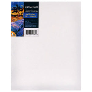 White Stretched Canvases, 6 Pack - AVM