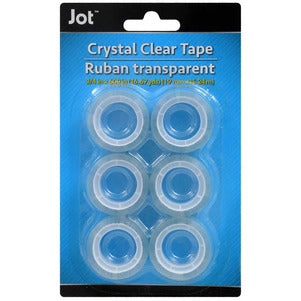 Standard-Size Crystal Clear Tape Roll Refills- 2 pack - AVM