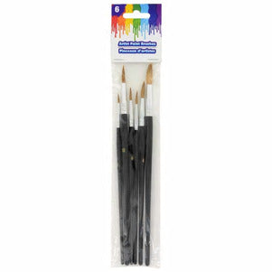 Artist Paint Brushes with Wood Handles -D20 - AVM
