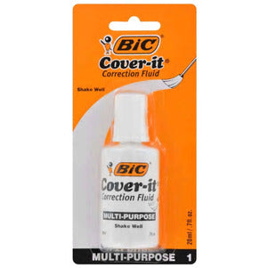 Image of Bic Cover-It Correction Fluid D20 - AVM