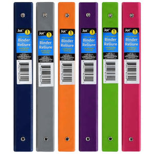 Jot Colorful 3-Ring Binders- 3 count