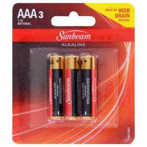 Alkaline Batteries- 6 count (2 Packs)