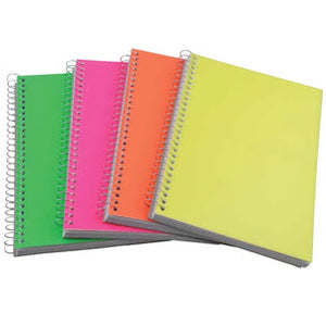 Jot Neon Spiral Notebooks- 4 count - AVM