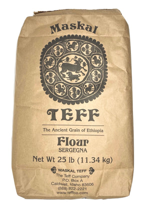 Meskel Sergegna (Brown and Ivory Mix) Teff, Naturally Gluten-Free and Allergen-Free; (መስቀል ሰርገኛ ጤፍ) - AVM