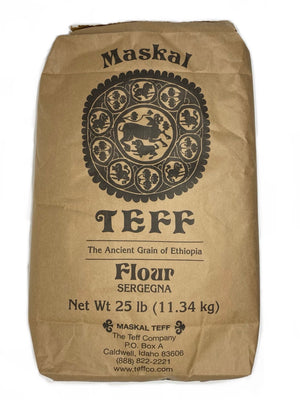 Meskel Sergegna (Brown and Ivory Mix) Teff, Naturally Gluten-Free and Allergen-Free; (መስቀል ሰርገኛ ጤፍ)