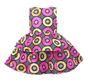 Afrikan Baby Girl Print Dress A14 - AVM
