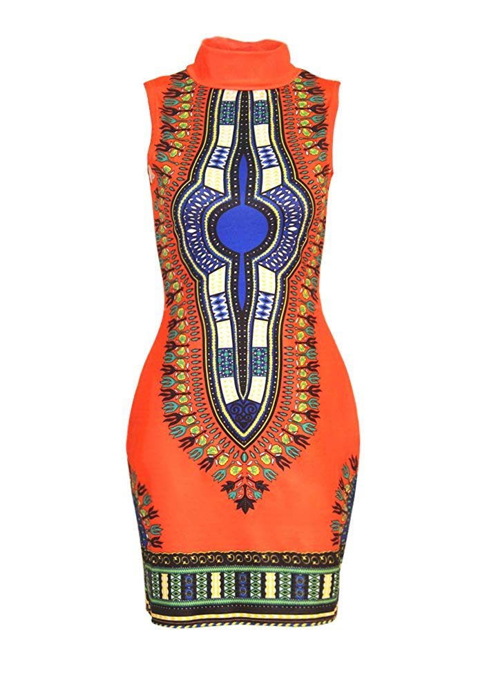 Women's Dashiki Afrikan Floral Dresses Women's Dashiki Afrikan Floral Dresses