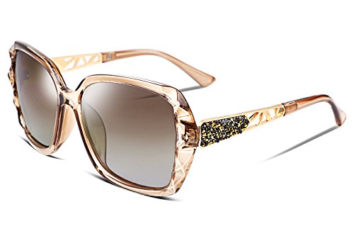 Women Sunglasses Sparkling Composite Frame - AVM