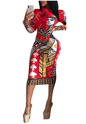 Dashiki Afrikan Women Club Dress - AVM