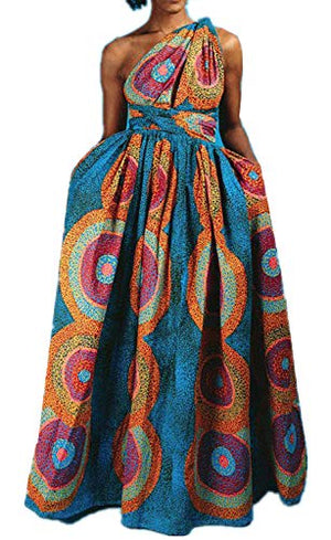 Women's Afrikan Floral Printed Dresses
