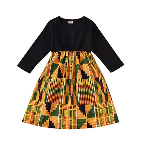 Image of Afrikan Print Clothes Dashiki Style Outfit for girls - AVM