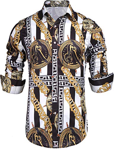 Mens Long Sleeve Fashion Luxury Design Shirt Mens Long Sleeve Fashion Luxury Design Shirt