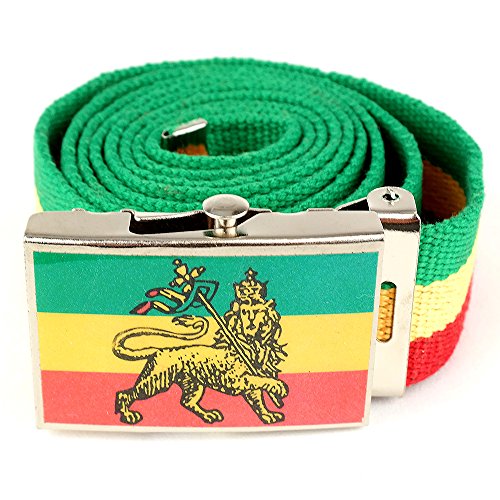 Rastafarian Belt with Custom Stylish Buckle - AVM