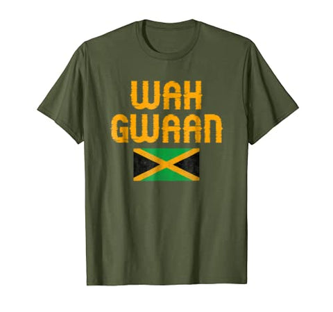 Wah Gwaan Jamaican T-Shirt - AVM