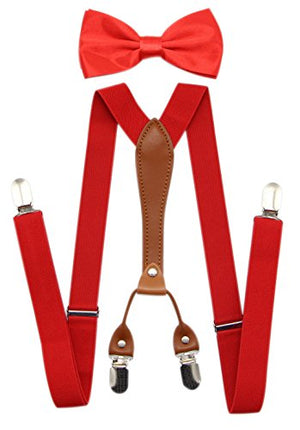 Colored Suspenders & Bowtie Set - AVM